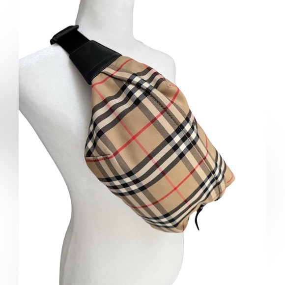 Burberry Sonny Check Canvas Belt Bum Bag - Picture 5 of 16